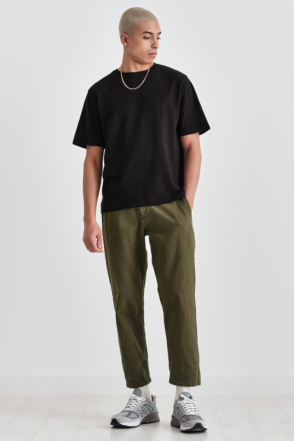 green-black-outfit-1 Men's green and black outfit combination