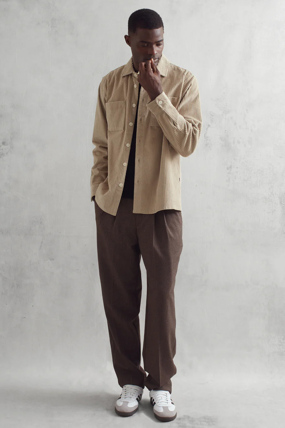 perfectcolourcombos10 Men's brown and beige outfit combination