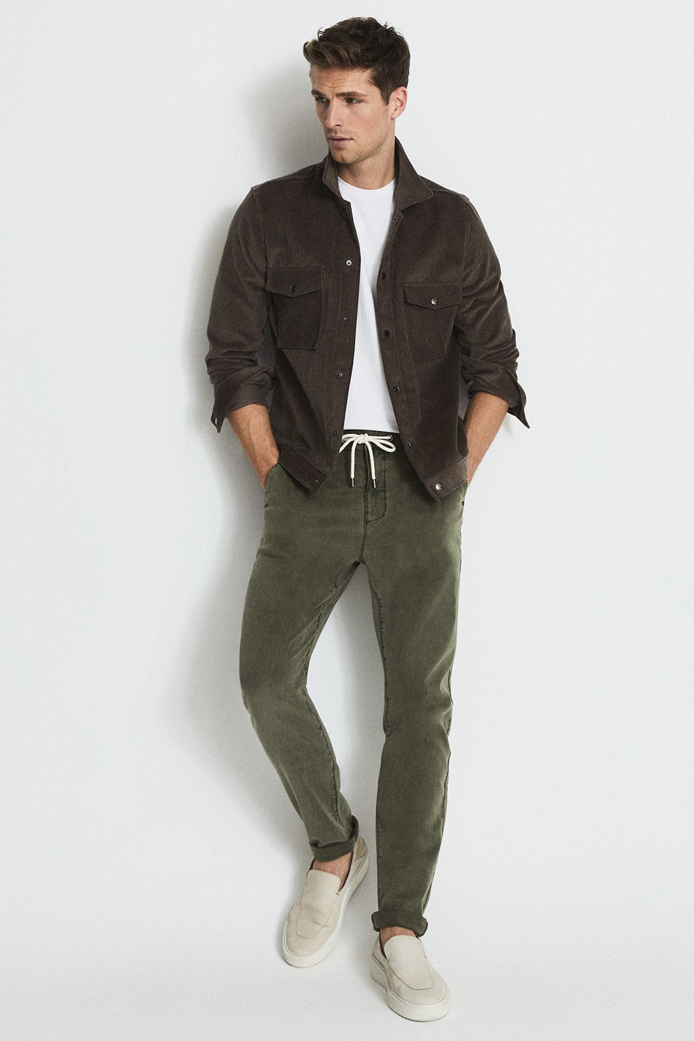 perfectcolourcombos30 Men's brown and green outfit combination