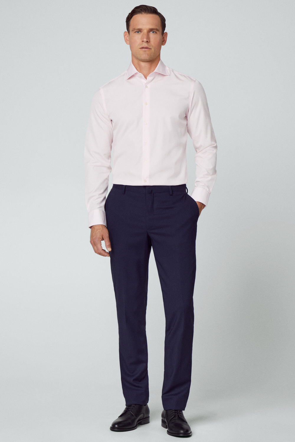 perfectcolourcombos41 Men's blue and pink outfit combination
