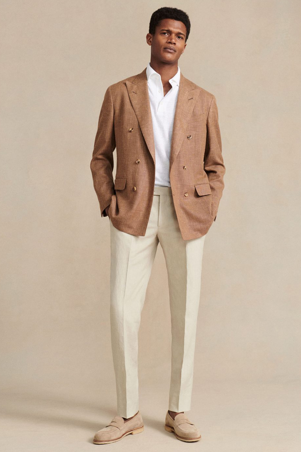 perfectcolourcombos8 Men's brown and beige outfit combination
