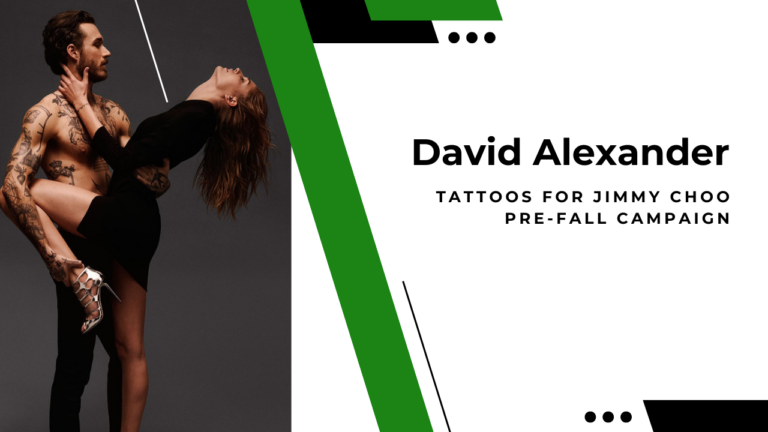 David Alexander Flinn Bares Tattoos for Jimmy Choo Pre-Fall Advertising and marketing marketing campaign