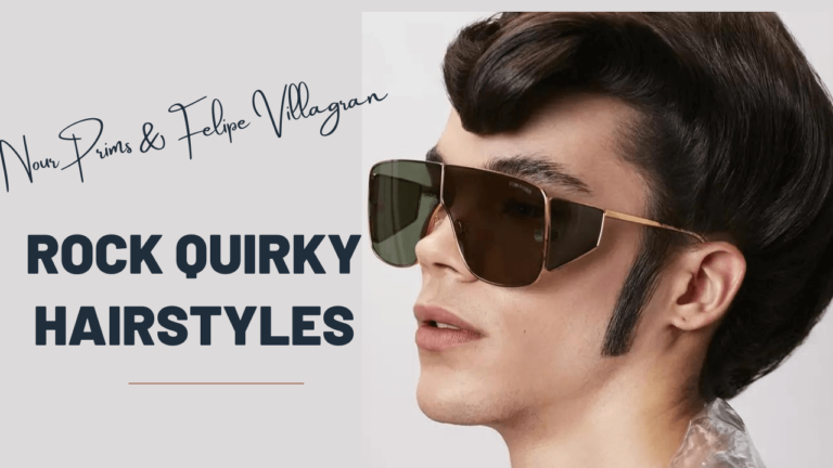 Nour Prims & Felipe Villagran Rock Quirky Hairstyles for L’Officiel Hommes Lithuania