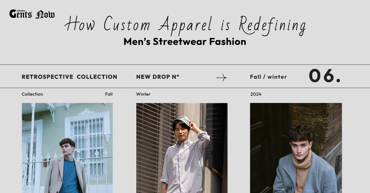 How Custom Apparel is Redefining Men’s Streetwear Fashion